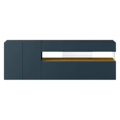 Lago Sideboard 36E8 blu scuro, eichefarbig Outlet