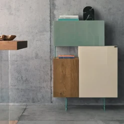 Lago Sideboard 36E8 Wildwood naturale, argilla, spago Discount