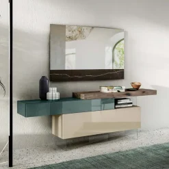 Lago Sideboard 36E8 Wildwood naturale, mandorla, ruggine Best
