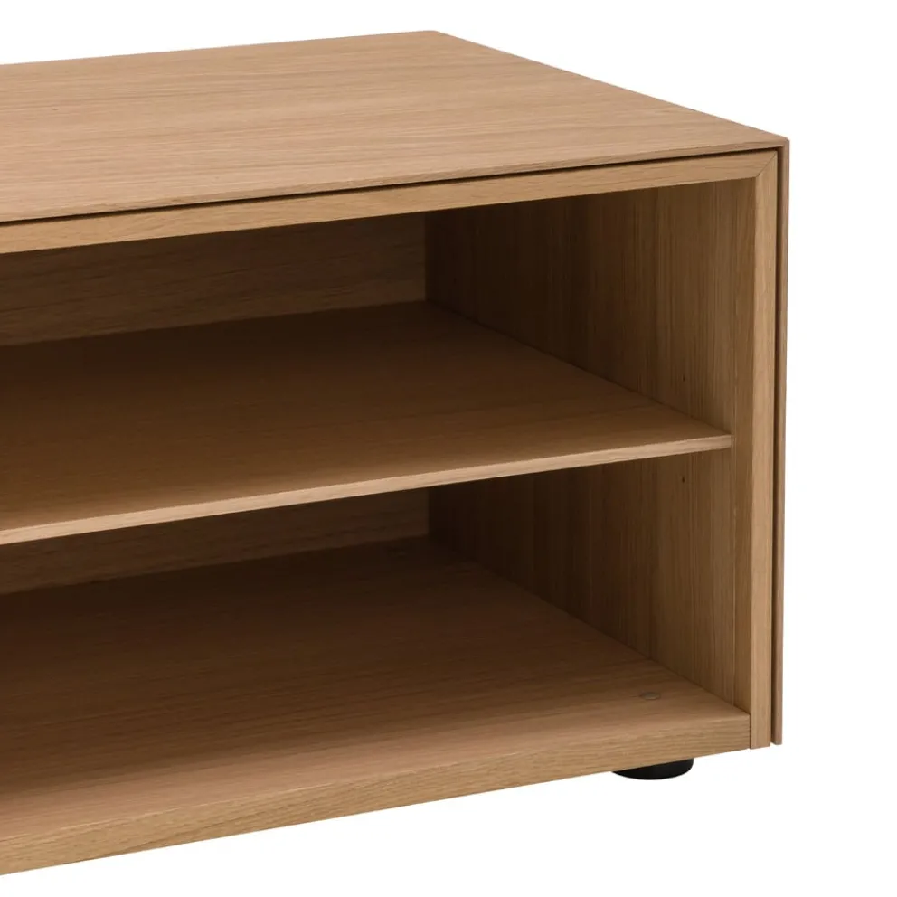 Piure Sideboard Edit/Q E08 Eiche offwhite, Mattlack P01 White Clearance