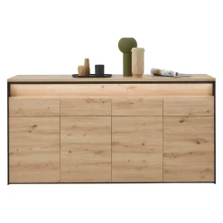 Voleo Sideboard Edra eichefarbig, schwarz New