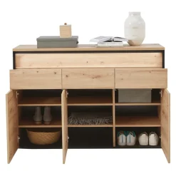 Voleo Sideboard Edra eichefarbig, schwarz Best