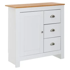 MID.YOU Sideboard Eiche weiss Clearance