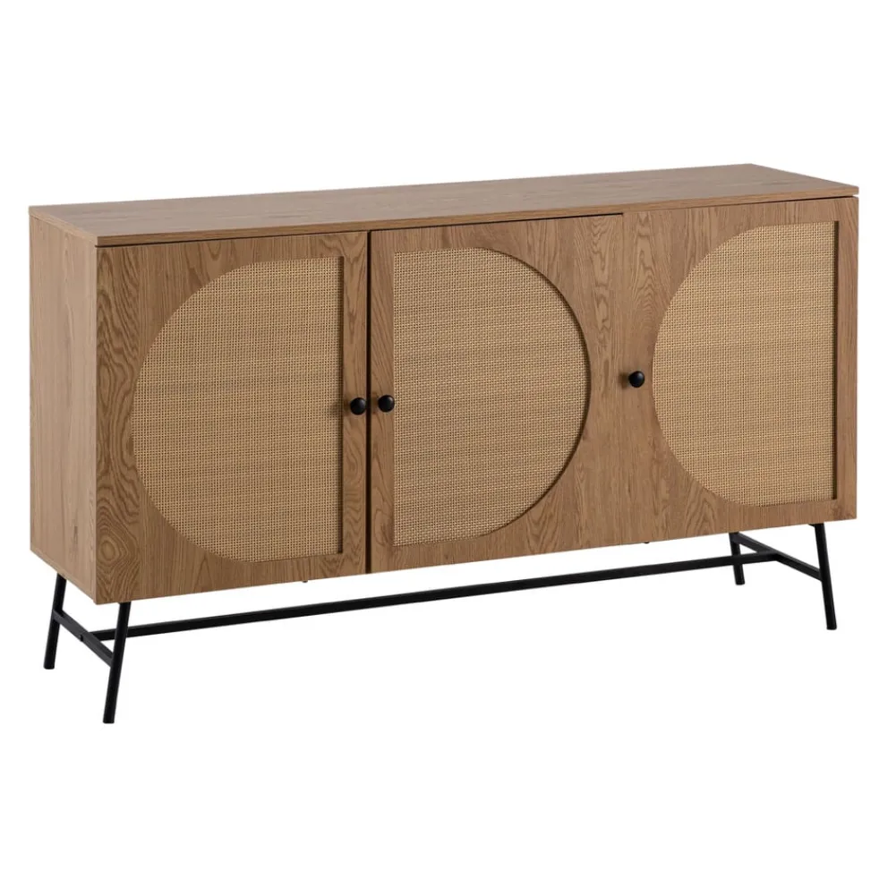 MID.YOU Sideboard Eiche Dekor braun Discount