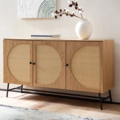 MID.YOU Sideboard Eiche Dekor braun Discount