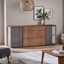 TEAM 7 Sideboard Filigno nussbaumfarbig Discount