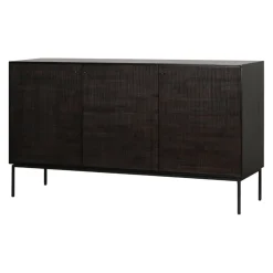 Ethnicraft Sideboard Grooves schwarz Clearance