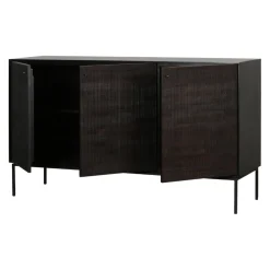 Ethnicraft Sideboard Grooves schwarz Clearance
