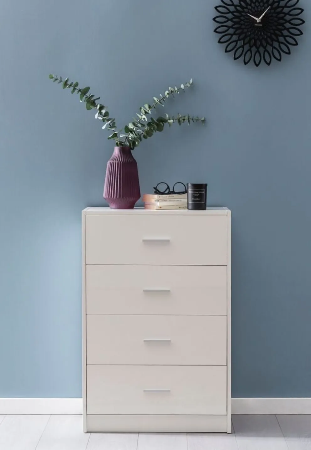 MID.YOU Sideboard Hochglanz weiss Sale
