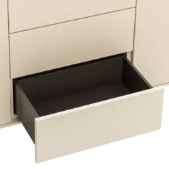 Invivus Sideboard Innova Crema, schwarz Discount