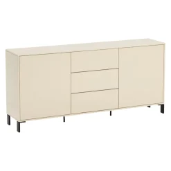 Invivus Sideboard Innova Crema, schwarz Discount