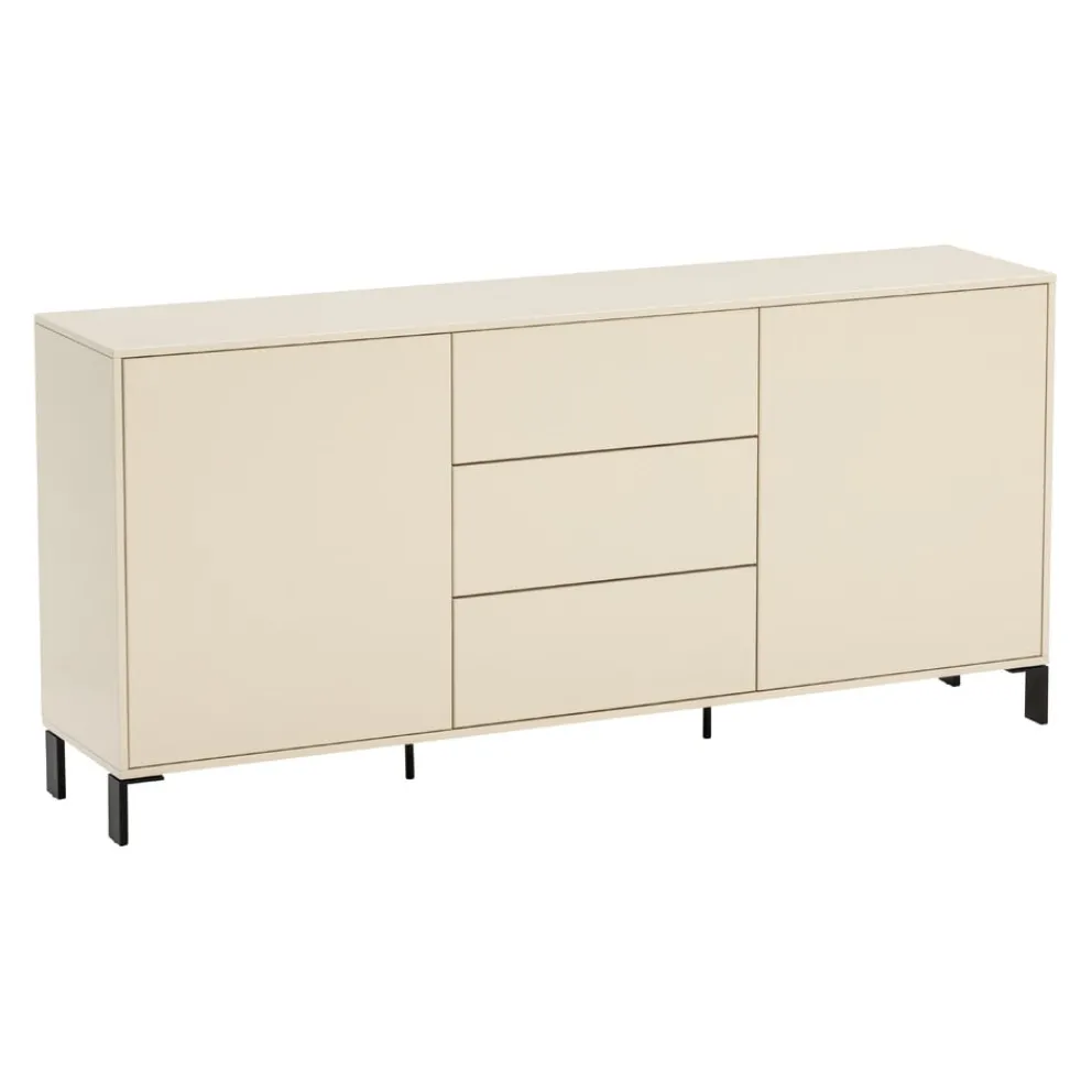 Invivus Sideboard Innova Crema, schwarz Discount