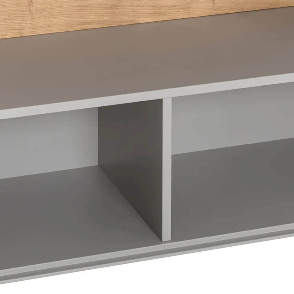 Dieter Knoll Sideboard Iseo grau, wildeichefarbig