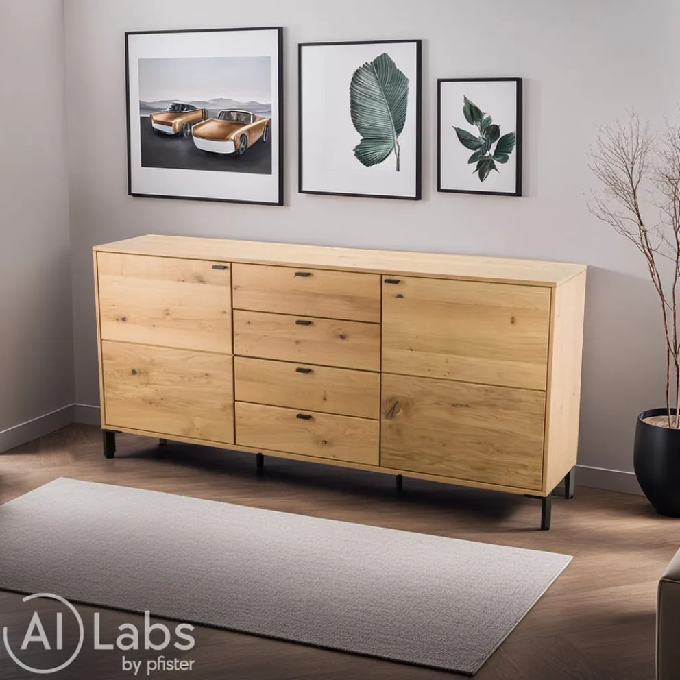 Invivus Sideboard Ivaris eichefarbig Discount