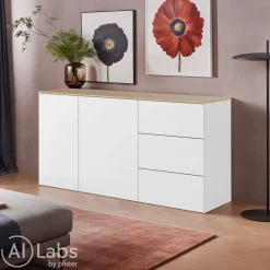 Temahome Sideboard Join eichefarbig, weiss Hot