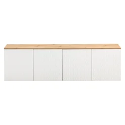 BYYU Sideboard Kleo eichefarbig, weiss Outlet