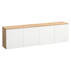BYYU Sideboard Kleo eichefarbig, weiss Outlet