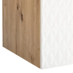 BYYU Sideboard Kleo eichefarbig, weiss Outlet