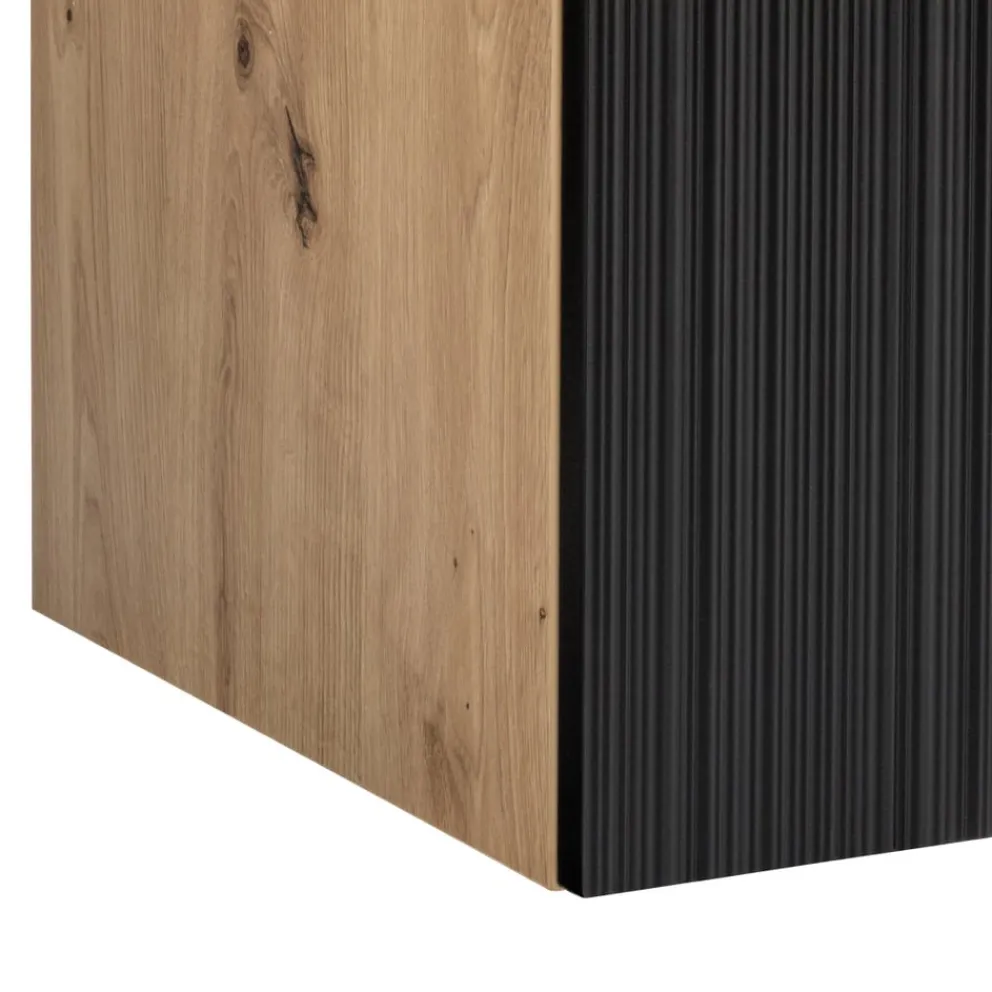 BYYU Sideboard Kleo eichefarbig, schwarz