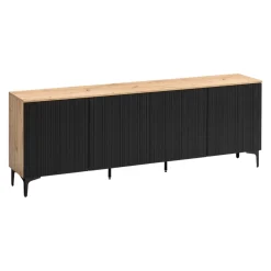 BYYU Sideboard Kleo eichefarbig, schwarz Online