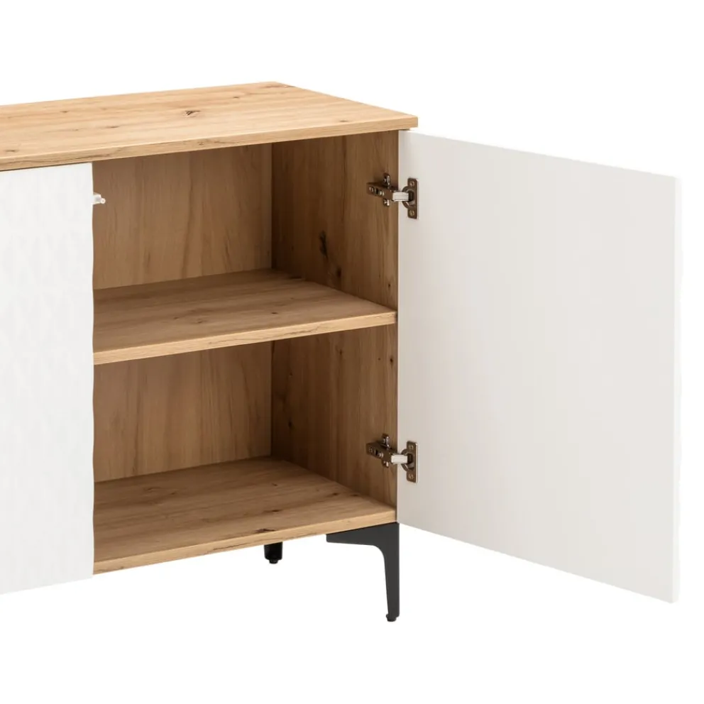 BYYU Sideboard Kleo eichefarbig, weiss Online