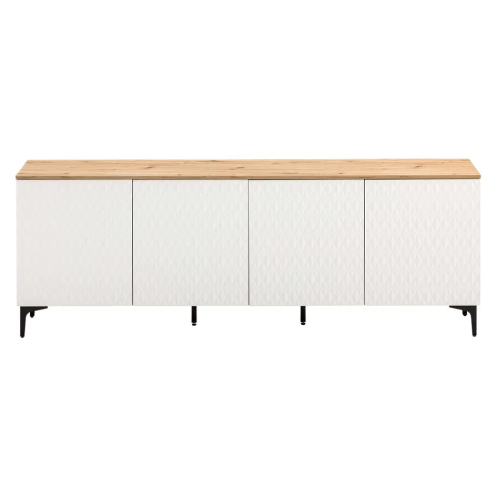 BYYU Sideboard Kleo eichefarbig, weiss Online