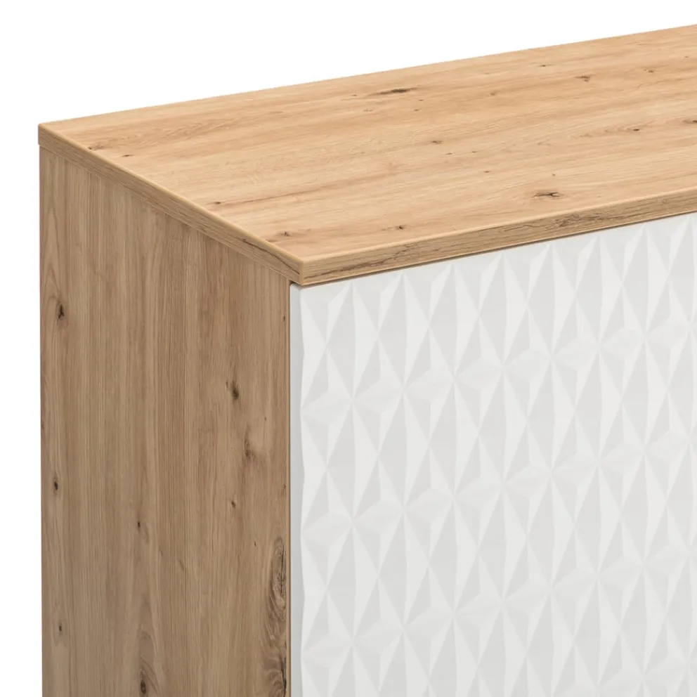BYYU Sideboard Kleo eichefarbig, weiss Online