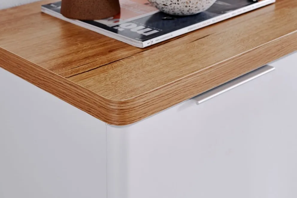 Novel Sideboard Libre eiche, weiss Best