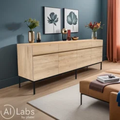 Ethnicraft Sideboard Ligna eichefarbig
