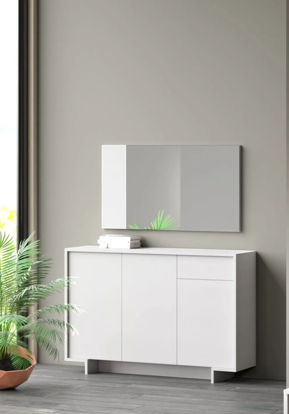 Sikelia Sideboard Living weiss Hot