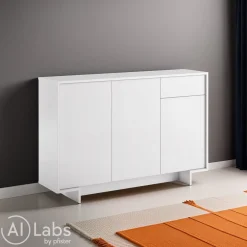 Sikelia Sideboard Living weiss Hot