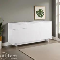 Sikelia Sideboard Living weiss