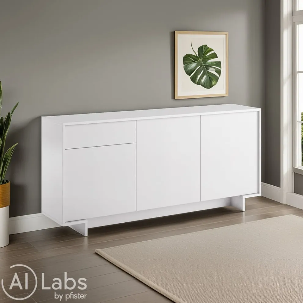 Sikelia Sideboard Living weiss