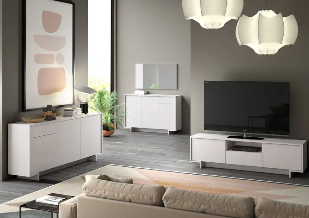 Sikelia Sideboard Living weiss