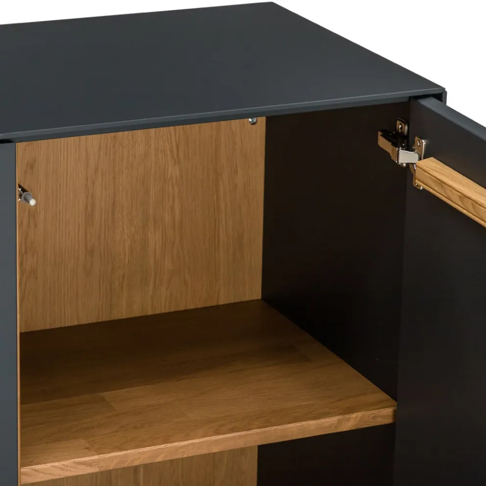 VALNATURA Sideboard Livino anthrazit Hot