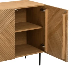 edy&liv Sideboard Losna eichefarbig, schwarz Discount