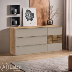 Edition Sideboard Luna eichefarbig Clearance