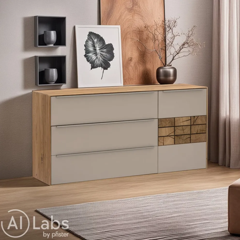 Edition Sideboard Luna eichefarbig Clearance