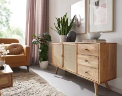 MID.YOU Sideboard Mango hellbraun Outlet