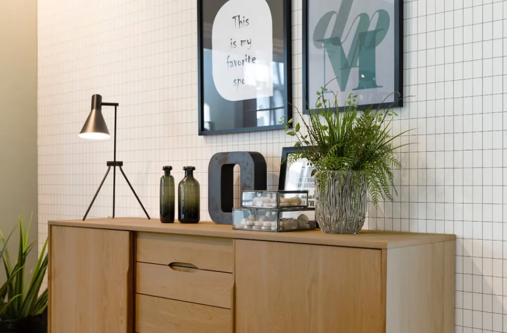 MID.YOU Sideboard Marte eichefarbig Outlet