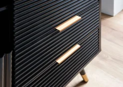 MID.YOU Sideboard Modern schwarz New