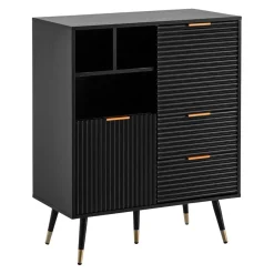 MID.YOU Sideboard Modern schwarz New