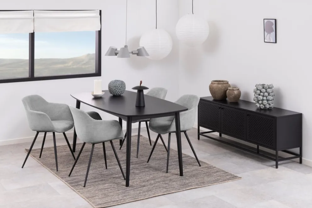 Lomoco Sideboard Newcastle schwarz New