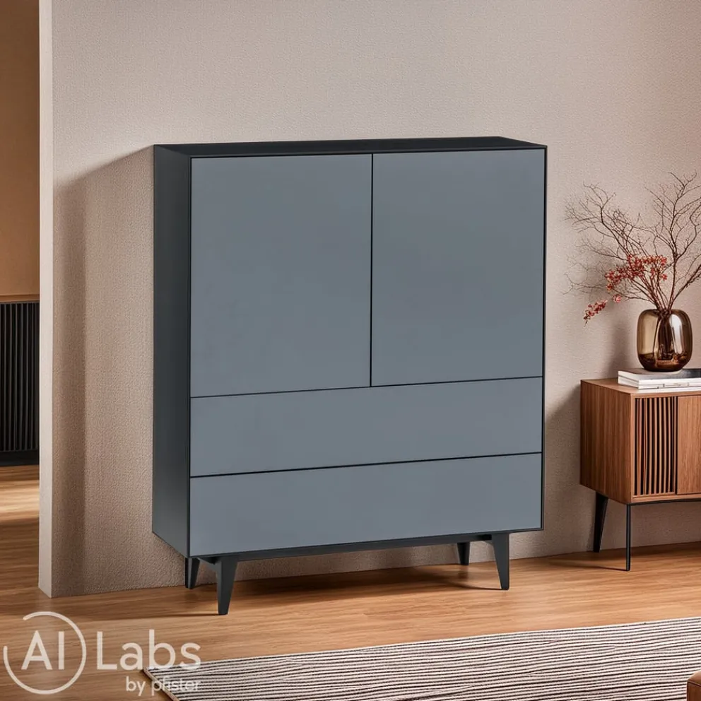 Piure Sideboard Nex Mattlack P17 Coffee Clearance