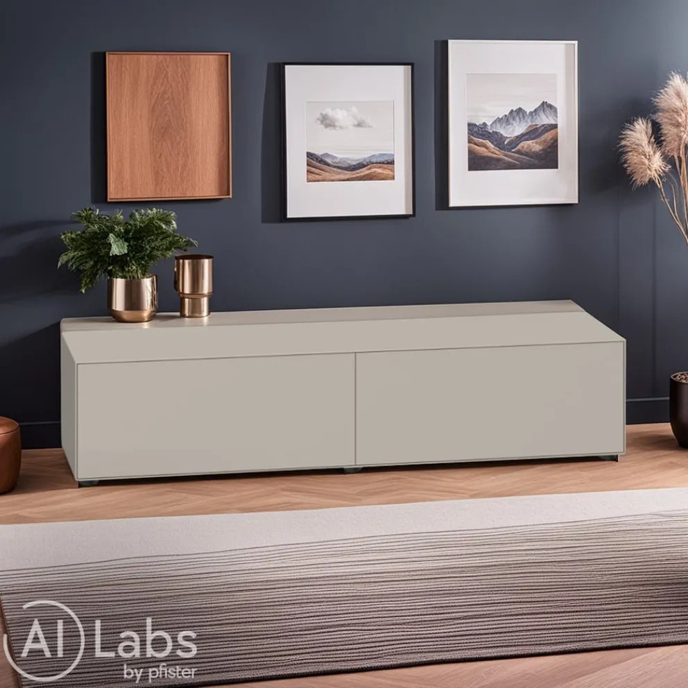 Piure Sideboard Nex Pur Mattlack P23 Silk New
