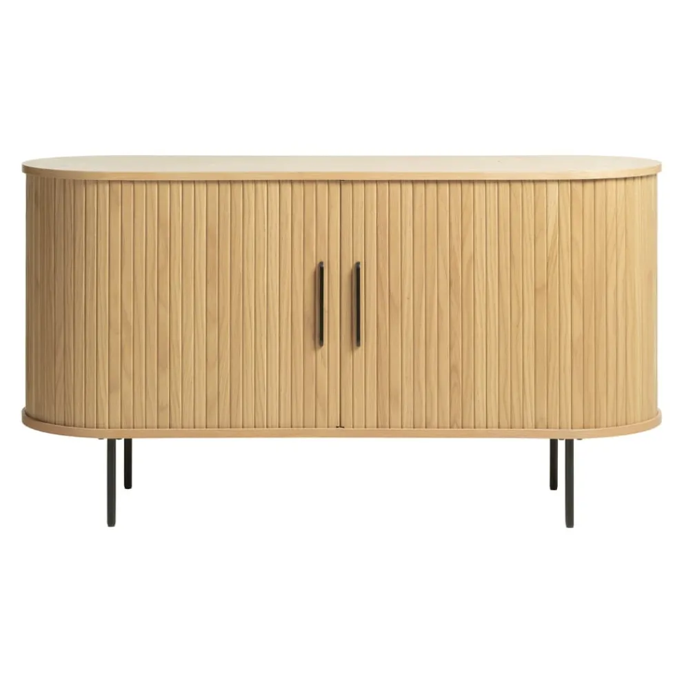 Lomoco Sideboard Nola eichefarbig, schwarz Clearance