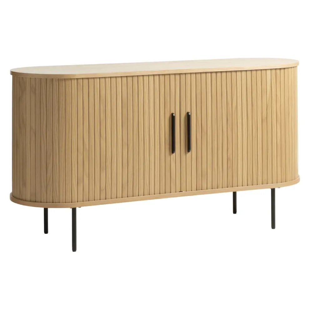 Lomoco Sideboard Nola eichefarbig, schwarz Clearance