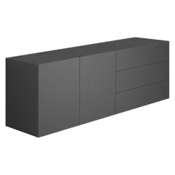 Edition Sideboard Pan dunkelgrau, schwarz Clearance