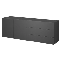 Edition Sideboard Pan dunkelgrau, schwarz Clearance