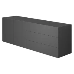 Edition Sideboard Pan dunkelgrau, schwarz Clearance